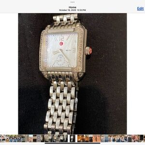 Michele Watch with diamond bezel